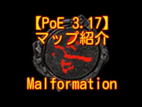 【PoE 3.17】マップ紹介 Malformation