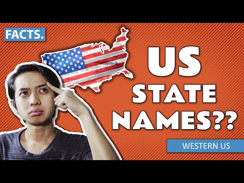 How US states got their names? | Western US