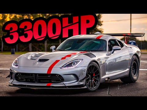 3300HP Turbo Viper "KRATOS" Roll Race Champion! (The Most Powerful Viper Ever?!)