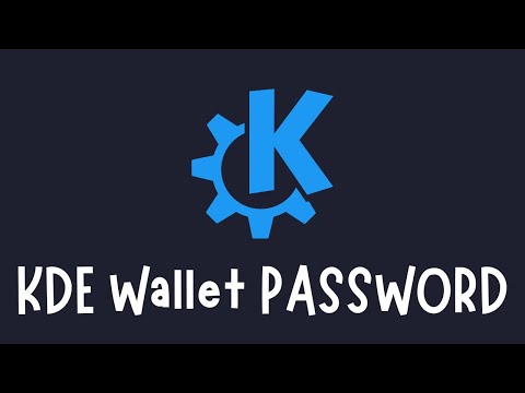 How to change password of KDE wallet