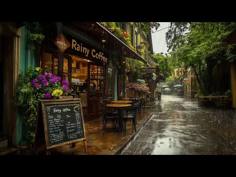 Gentle Rain Sounds Bring Peace and Relieve Stress 🌧️ Sitting Outside and Enjoy the Rain Falling 😘