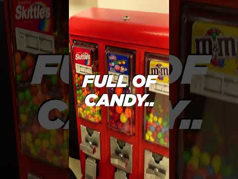 How Much Money Did This Candy/Gumball Vending Machine Make?!