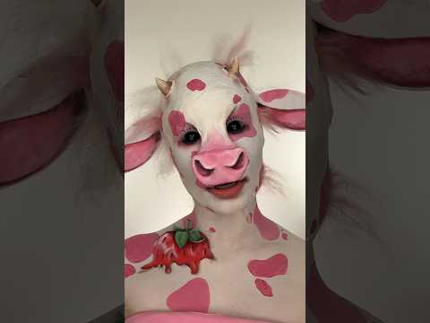 STRAWBERRY COW! 🍓inspired makeup! Ib: Benji Krol