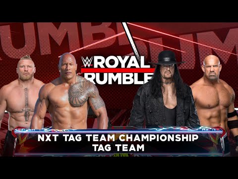 NXT Tag Team Championship | Team Rock vs. Team Undertaker | WWE Royal Rumble 2024