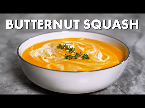 Best Butternut Squash Soup With Coconut Milk!