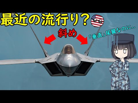 なぜ現代の戦闘機は垂直尾翼が傾けられているの？