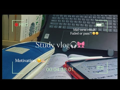 Aesthetic study vlog💕🎀 half yearly exam reveal (9th grade)