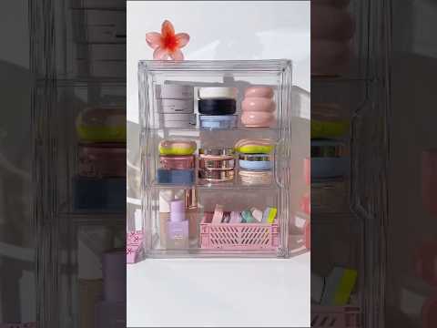 Set up my new makeup organize with me✨  #asmrorganizing #asmrsounds #asmr