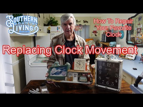 Replacing Clock Movement  --  How To Repair Your Favorite Clock