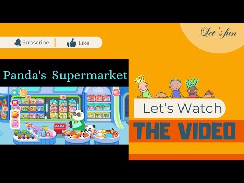 Baby Panda's Supermarket - Go to the Super Market and buy Easter goods!|| BabyBus Games