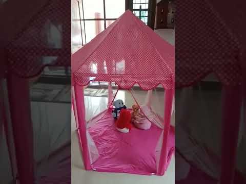 Beautiful kids play house