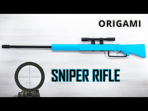 Make This Insanely Cool Paper SNIPER RIFLE in Under 20 Minutes - Paper Sniper Gun Tutorial