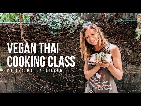 Vegan Thai Cooking Class in Chiang Mai, Thailand | Zabb-E-Lee Cooking School 🌿