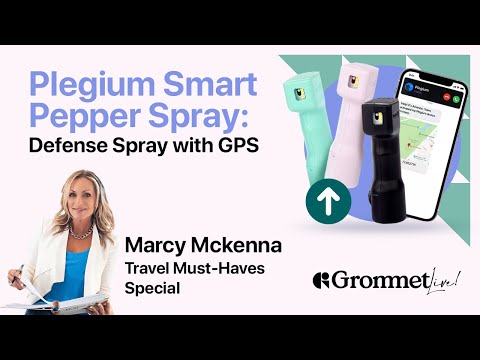 Plegium Smart Pepper Spray with GPS for Instant Alerts to Emergency Contacts | Grommet Live