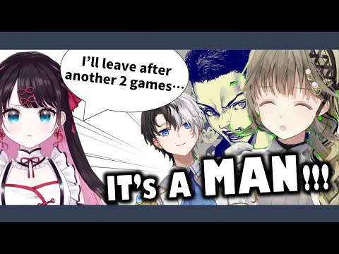 It's A Man! 【Hanabusa Lisa, Kaga Nazuna, Kamito, Vodka | VSpo! ENG SUB】