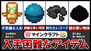 【マイクラ】入手困難なアイテム10選