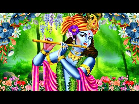 KRISHNA FLUTE MUSIC, Flute meditation music,Positive energy, Morning Flute music, Relaxing flute*373