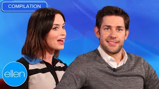 John Krasinski and Emily Blunt Talking About Each Other on The Ellen Show