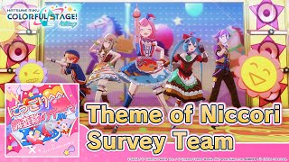 HATSUNE MIKU: COLORFUL STAGE! – Theme of Niccori Survey Team by Jizasu-P 3DMV