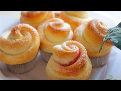 Flower Cup Bread 花朵纸杯面包