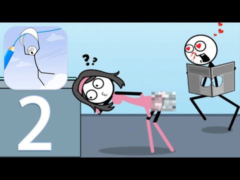 Draw Fly - Funny Stickman Puzzle Game - Levels 41 - 80 - Gameplay Walkthrough