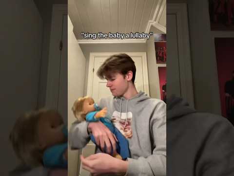 Singing a beautiful lullaby to a baby