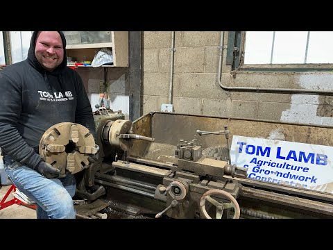 Workshop overhaul (part 2) new 50ton press and old lathe