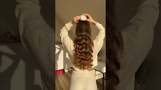 Overnight Heatless curls 💔💔💔 #longhair #hair #beautifulcurls #beauty #hairhack #hairstyle #top