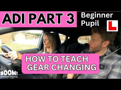 PDI's learn how to teach gear changing to a beginner pupil