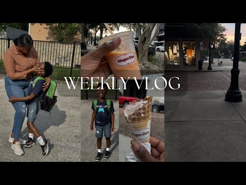 WEEKLY VLOG: SCHOOL REOPENS IN FLORIDA + BOOKED FOR BACK TO SCHOOL HAIRSTYLES + MINI DATE @Shanie