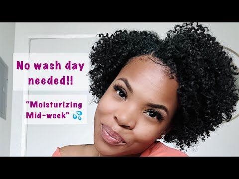 NO WASH DAY needed! One product only! Refreshing my Twist-out | Natural Hair |