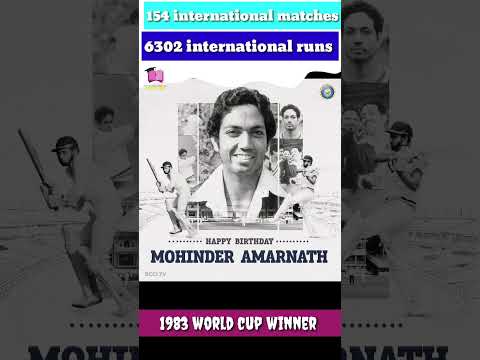 Mahinder amarnath birthday #mahidera#teamindia