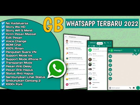 WhatsApp GB Terbaru Terbaik 2022 | GB WhatsApp Terbaru!! | Wa Mod Anti Blokir Terbaru!!