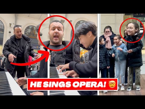 Nobody expects that he is an OPERA SINGER 😱 (AMAZING REACTIONS)