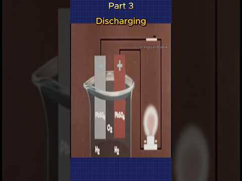 Working of Lead Acid Battery #shorts #science #engineering #facts