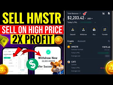 How to Sell HMSTR Coin on Binance Bitget & other Exchanges  | Double Profit