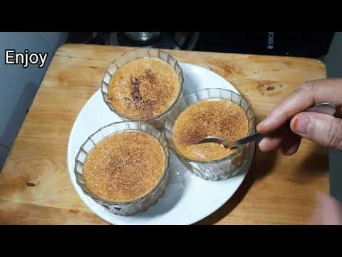 No Oven/ No Gelatin/ No Flour / only 3 Ingredients Dessert Recipe 😋, Cooking for Beginners