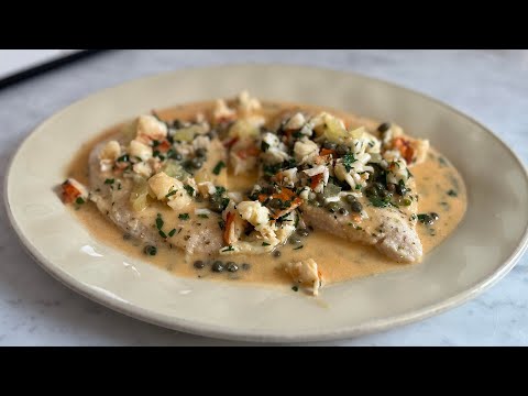 Richard Blais' Tribute to Rachael: Chicken + Lobster Piccata