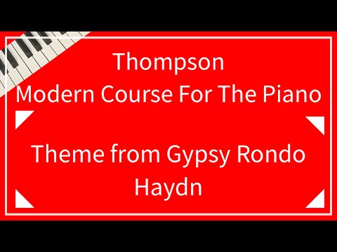 【Thompson】Theme from Gypsy Rondo Haydn｜“ジプシーロンド”から主題 ハイドン