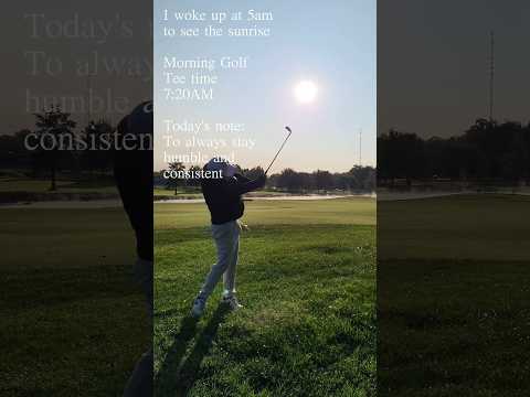 #morninggolf #아침골프운동 #golfinthefall