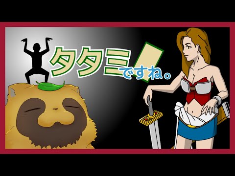 【脱出タヌキ】タタミからの脱出！