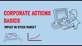 Corporate Actions basics for beginners with examples - Impact in stock market