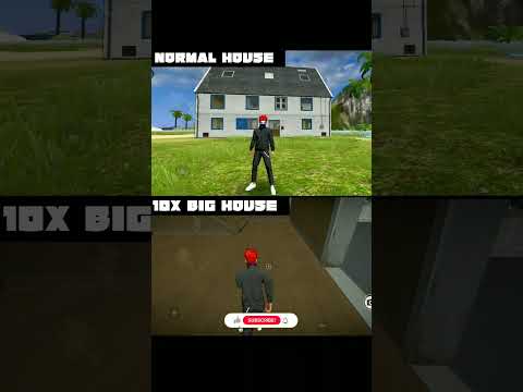 Only 1% of free fire player's know this 😱 || normal house 🏠 vs Big house 🏰 #shorts #viral