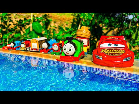 Looking for Thomas & Friends in the pool: Thomas The Train