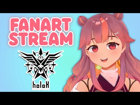 【FIL/EN】drawing Hololive fanart! Sakamata Chloe - VTuber Art Stream