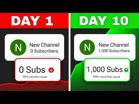 1,000 Subscriber in 10 Days Is it possible? | ( Shocking Result 😎 )