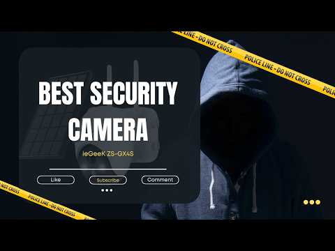 Best Security Camera To Buy! ieGeeK ZS-GX4S Review | Solar Powered | Colour Night Vision