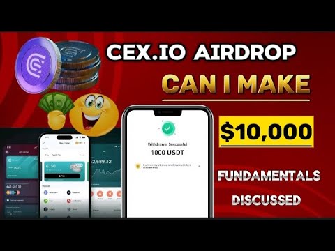 Cex.io Airdrop - How Much Can You  EARN from CEXP TOKEN/Cexio Airdrop