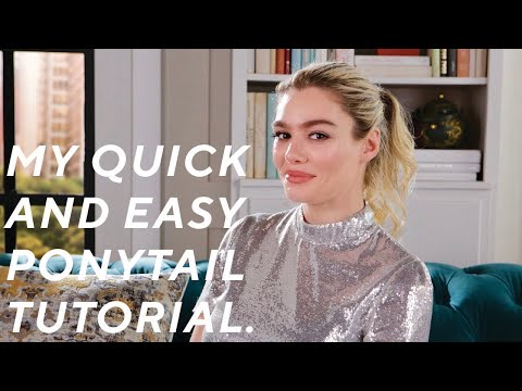 My Quick and Easy Ponytail Tutorial | The Sloane Series