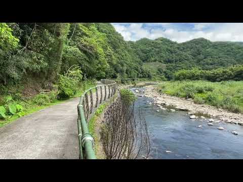 坪林下坑子口溪親水步道｜一眼望去藍天白雲青山綠水，秀麗的景緻值得親自來走一趟！｜cakethree三個蛋糕